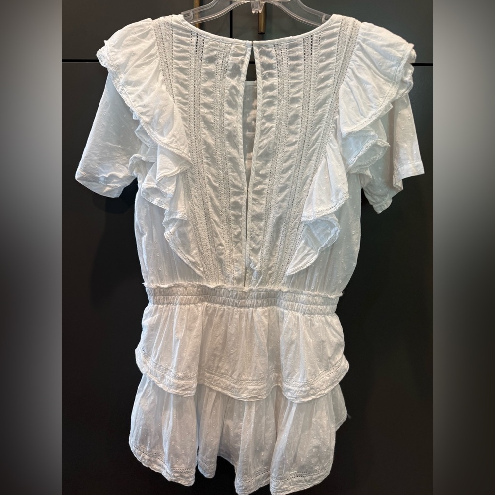 LoveShackFancy Natasha Heritage Mini Dress Womens Size L - Picture 4 of 5